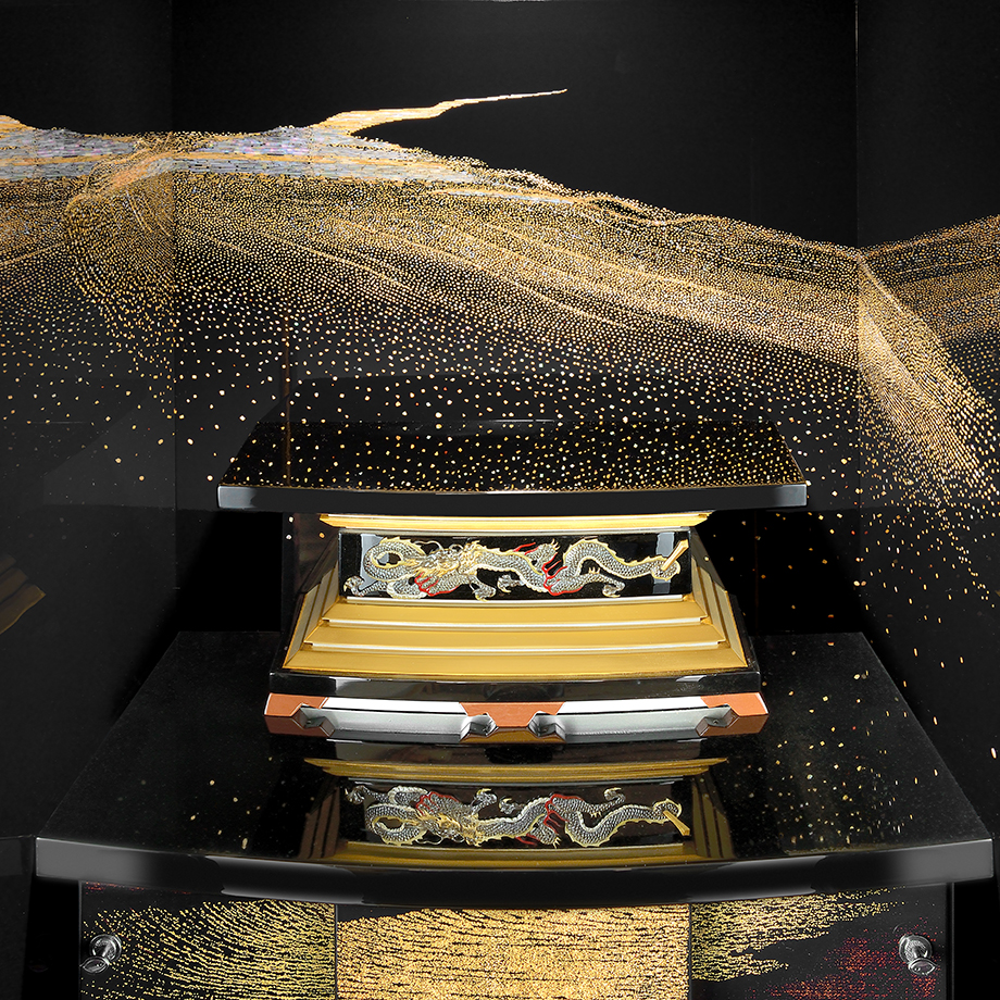 長岡仏壇_伝統的工芸品創作壇_宙_天の川 28-14 レプリカ