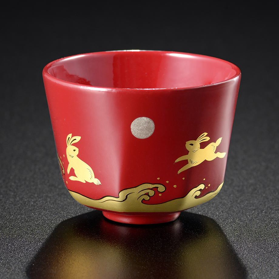 蒔絵ぐい呑み_竹生島