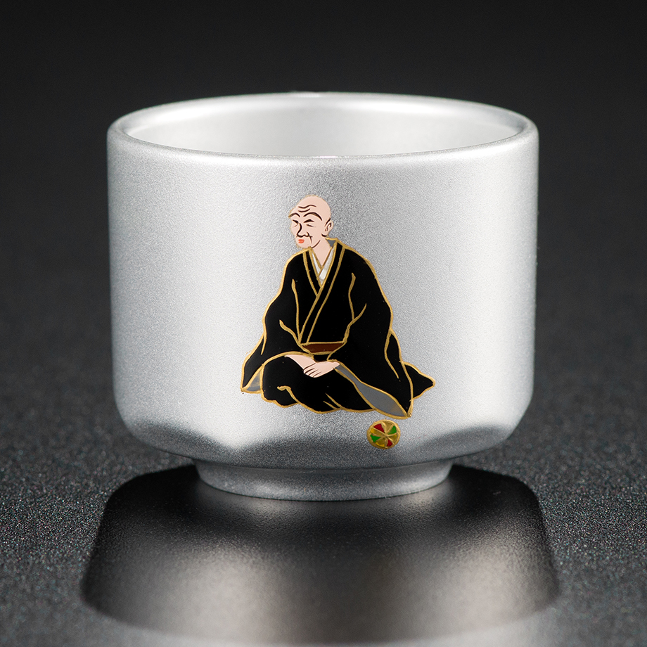 蒔絵ぐい呑み_天上大風